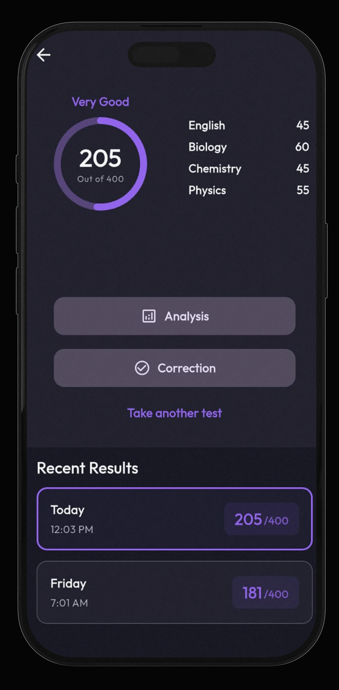 Fulcrumity practice question screen